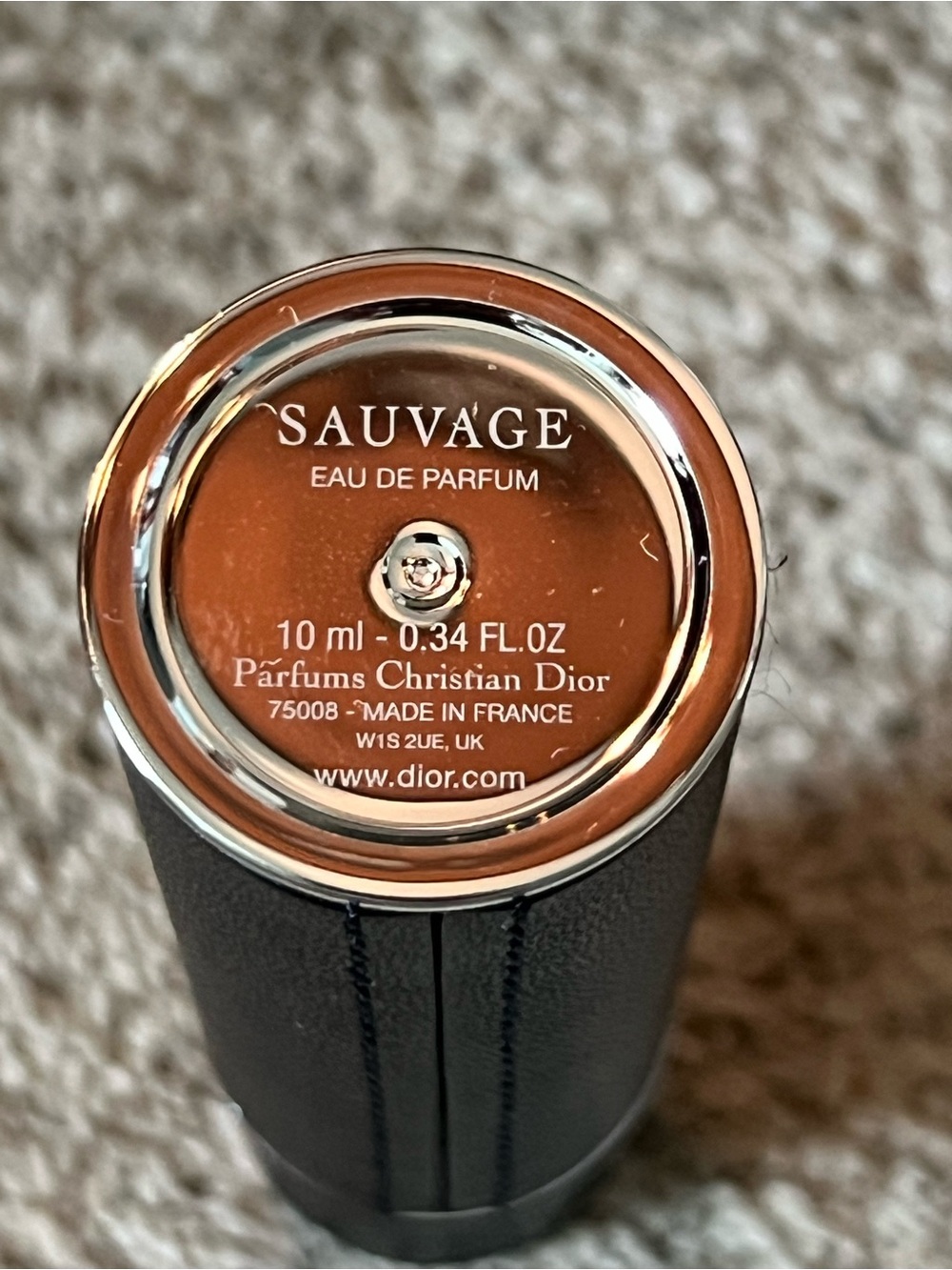 SAUVAGE by Christian Dior Men’s Cologne , Black Travel Bag, Not Used - Picture 4 of 8